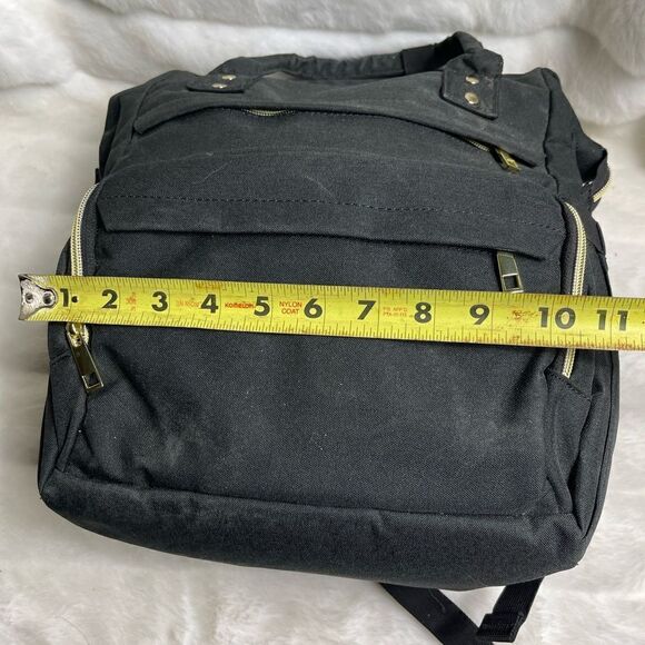 NWT lovevook black  canvas laptop backpack with USB port fit up to 17” l… - Picture 5 of 9